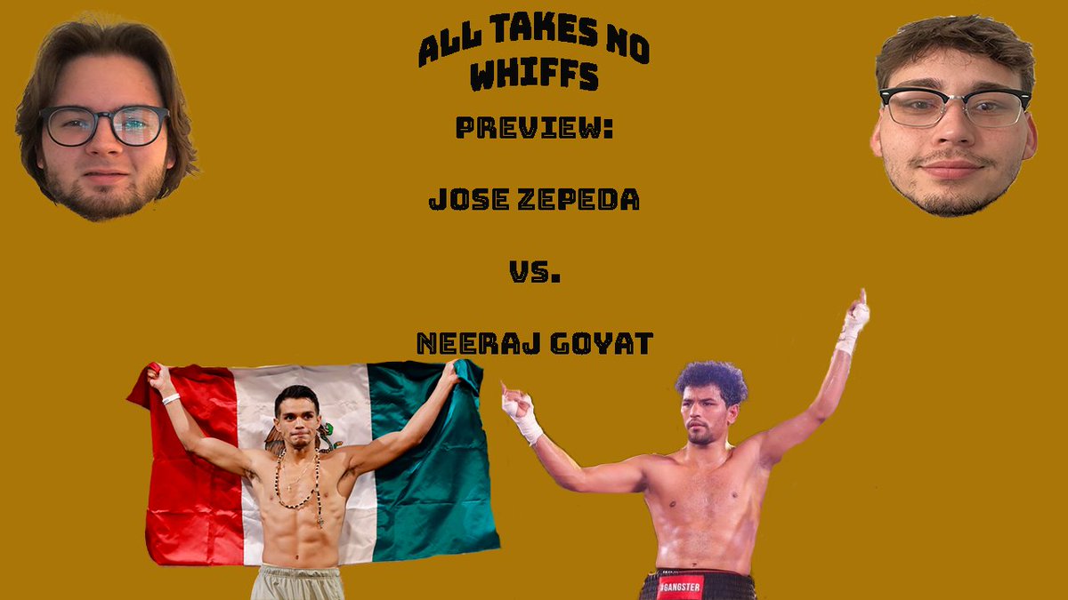 🚨 New video is live 🚨

@DAZNBoxing has a solid card for us this weekend headlined by #ZepedaGoyat

Zepeda is coming off a loss to Regis Progrias and is looking to bounce back, check out the guys thoughts below! 🔥
#boxing #dazn #alltakesnowhiffs
YouTube: bit.ly/3JyBh1I