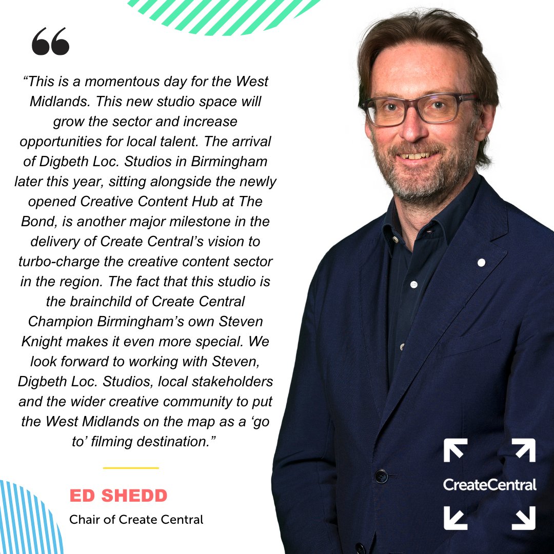 Create Central (@createcentraluk) on Twitter photo Birmingham’s Digbeth Loc. Studios opens for business and here's what Create Central Chair, Ed Shedd had to say about the fantastic news announced this afternoon.
Full article featured in <a href="/Broadcastnow/">Broadcastnow</a> -
broadcastnow.co.uk/indies/birming… Birmingham’s Digbeth Loc. Studios opens for business and here's what Create Central Chair, Ed Shedd had to say about the fantastic news announced this afternoon.
Full article featured in <a href="/Broadcastnow/">Broadcastnow</a> -
broadcastnow.co.uk/indies/birming…