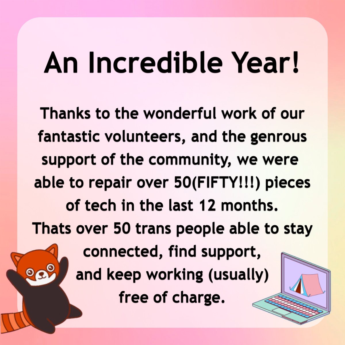 Trans Tech Tent tweet media