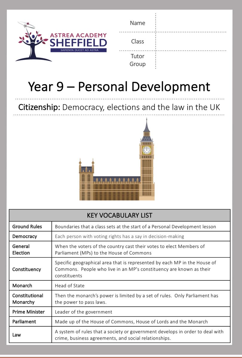 CLVCooper's tweet photo. Supporting @SarahNaylor297 at @AstreaAcadSheff who want to deliver #citizenship unit next term for Y9! Felt good getting my #historygeek back on! And of course, it’s in a #booklet with notes and links for non-specialists to develop their knowledge and feel confident #pdstrategy https://t.co/UZZ6CH7bWA