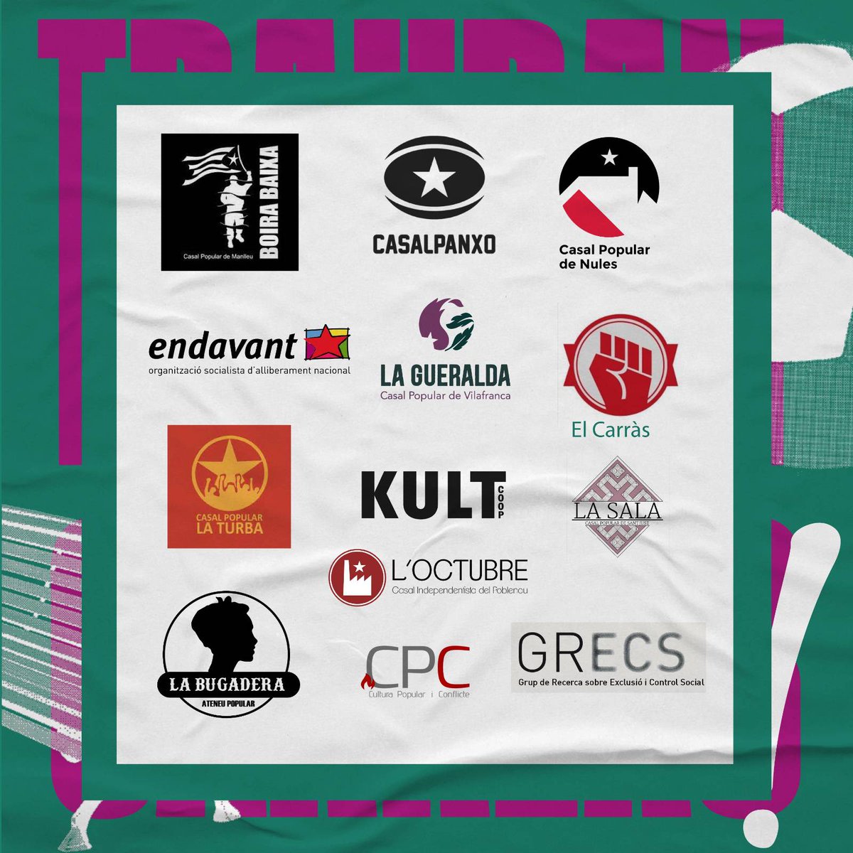 CasalsiAteneus's tweet photo. ...part de la seva aposta per convertir-los en espais per al negoci i garanteixin l’ús de l’espai públic i la seva gestió per part del poble.

Signeu el manifest 👇https://t.co/SLPXnju4RJ

#NoEnsTrauranDelsCarrers https://t.co/O8pSdj3ip5