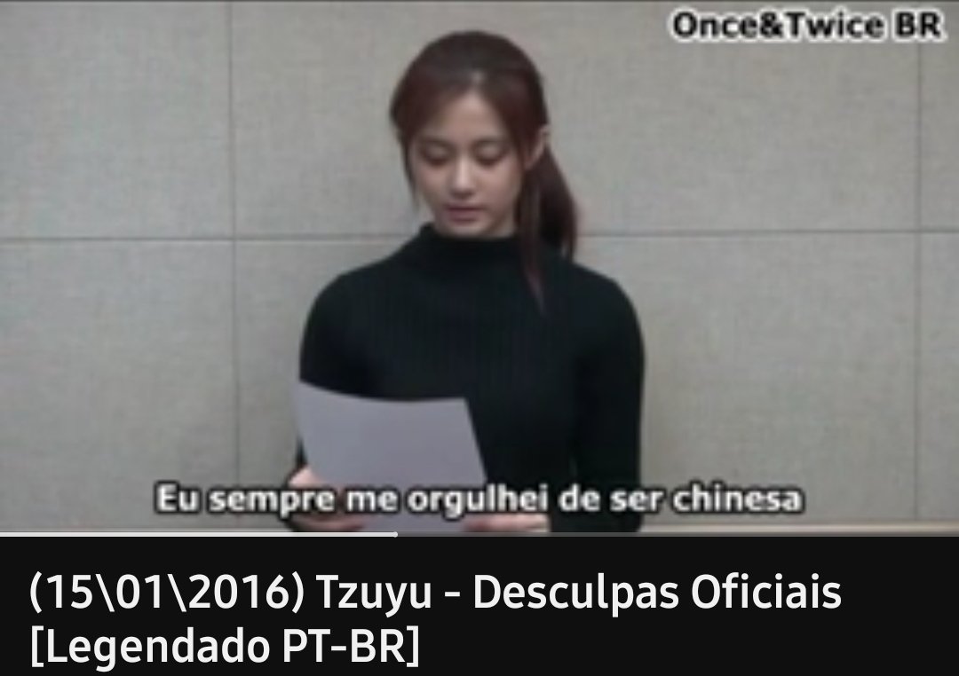 jyp letting chaeyoung off easily with a six sentence apology meanwhile tzuyu had to film a public apology for waving the flag she was born in... she was only 16 years old.