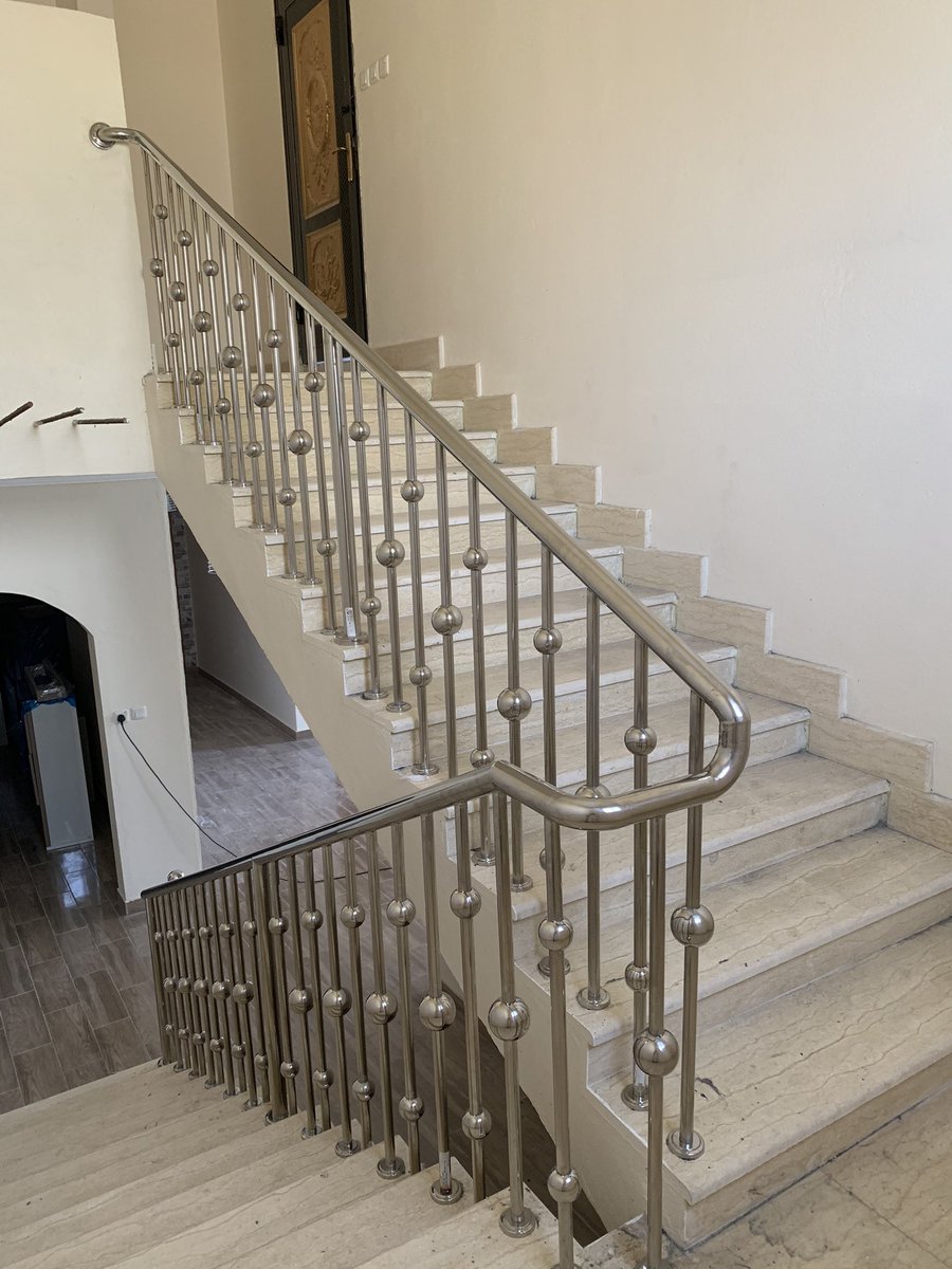 ma3den's tweet image. درابزين سلم استانلس ستيل تايواني غير قابل للصدأ · تركيب زجاج والمنيوم ومرايات وشورات · درابزين سلم استانلس ستيل تايواني أصلي · درابزينات سلم استانلس استيل اصلي رقم تلفون 0535901374