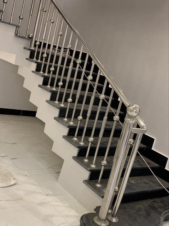 ma3den's tweet image. درابزين سلم استانلس ستيل تايواني غير قابل للصدأ · تركيب زجاج والمنيوم ومرايات وشورات · درابزين سلم استانلس ستيل تايواني أصلي · درابزينات سلم استانلس استيل اصلي رقم تلفون 0535901374