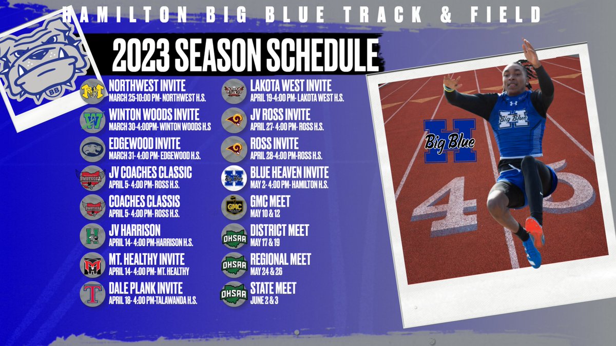 Track and Field open the season this Saturday at Northwest. <a href="/BigBlueTrack/">Big Blue Track</a>