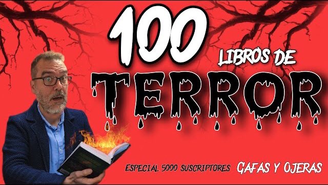 Estoy cerquita de los 5000 suscriptores y he preparado una fiesta de más de dos horas y media hablando de 100 libros de terror. 
¿Me ayudan a alcanzarlos?