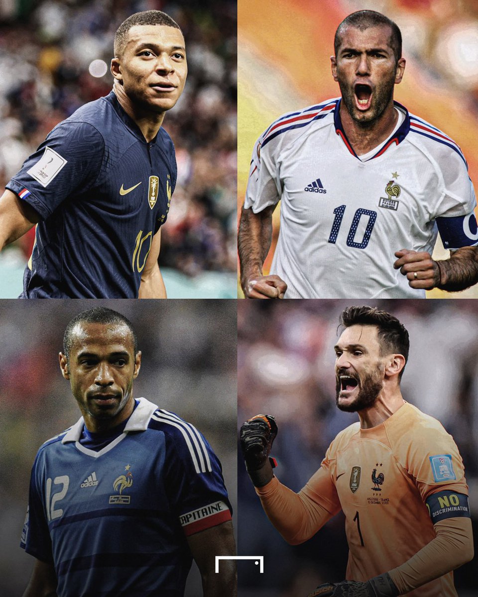 goal's tweet photo. France's captains over the years 😮‍💨 https://t.co/r8PXfH6Jna
