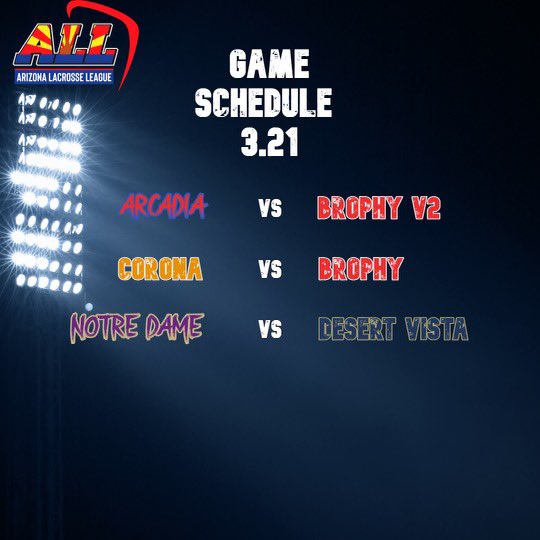 Tuesday schedule! #ALL