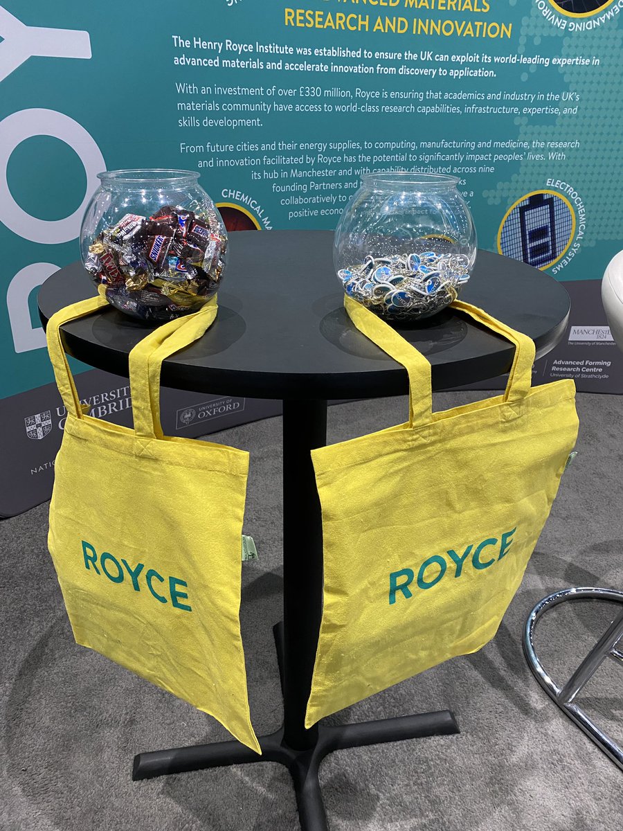 We are ready for Day 2 of #TMSAnnualMeeting organised by <a href="/TMSSociety/">TMS</a>. If you are interested in AM, Advanced Metal Processing, Alloy Development, Nuclear Materials Research and more, come &amp; meet with us at stand 315 <a href="/RoyceInstitute/">Henry Royce Institute</a>