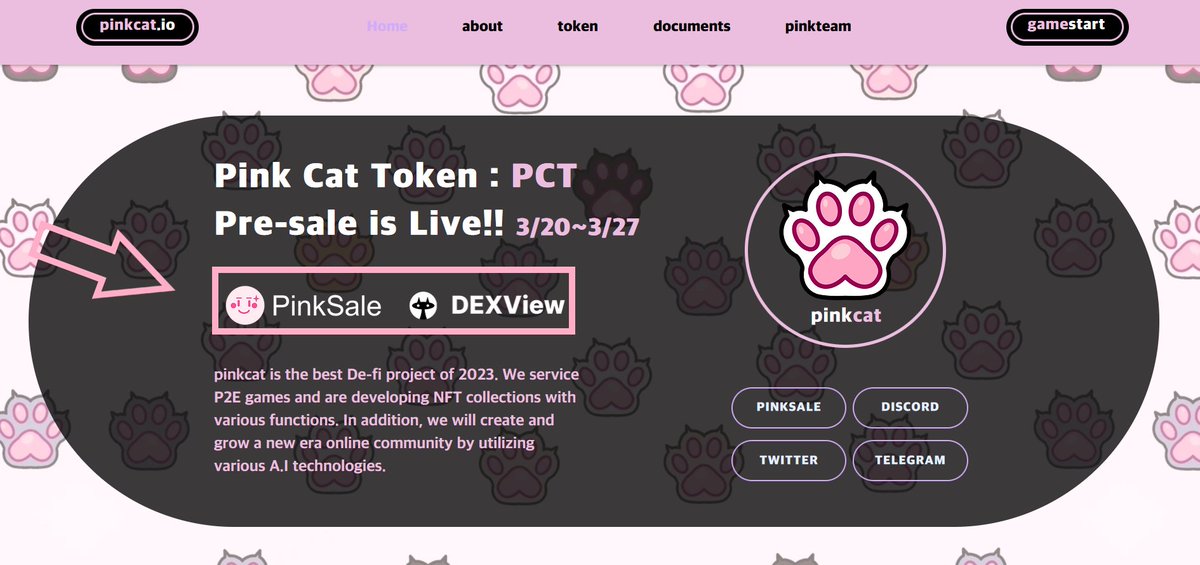 pinkecosystem's tweet photo. 🔥#Pinksale would like to welcome onboard the team from Pink Cat for their #Fairlaunch.

👌Pinksales dedicated community is one of the leading factors of success for projects hosting their raise with us.

🚀 Check them out below 

https://t.co/QUf1rFgGK6

#BSC #BNB #BTC https://t.co/xeMRCw43oU