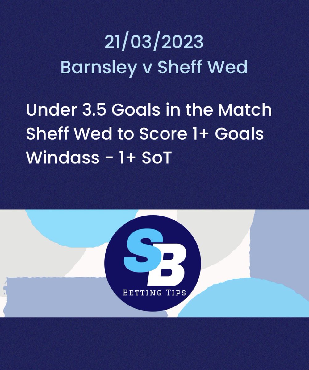 Stat Based Betting Tips tweet media