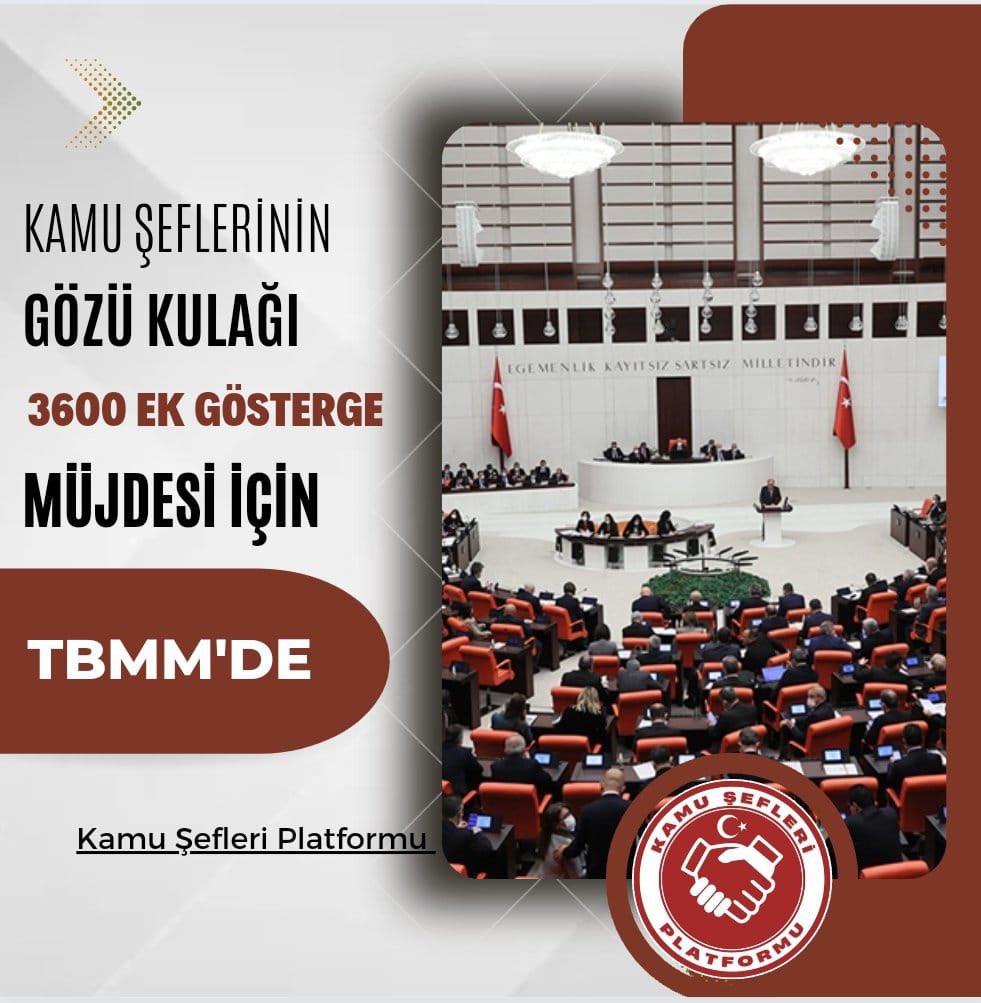 Yönetici #KamuŞefleri olarak 
Cumhur İttifakına Sesleniyoruz!
TBMM seçimler için tatile girmeden önce 3600 ek gösterge kanunundaki eksiklikler giderilmeli ve ilk Torba Yasa da 3600 ek gösterge Şef kadrosuna mutlaka verilmelidir. 70
<a href="/RTErdogan/">Recep Tayyip Erdoğan</a> <a href="/Mustafa_Destici/">Mustafa Destici</a>
<a href="/mustafaelitas1/">mustafaelitas</a>