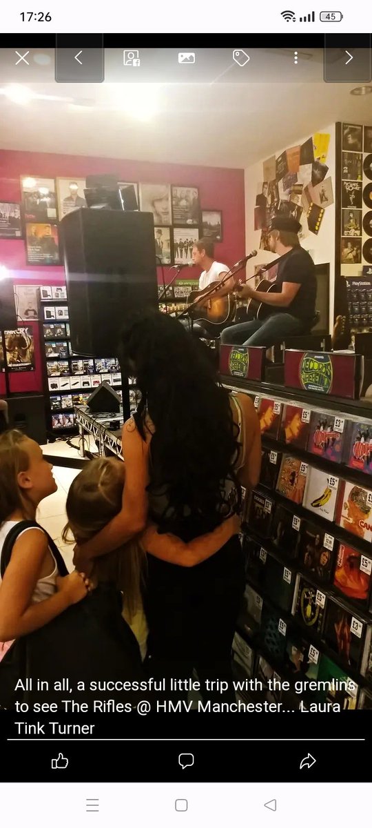 ThePirateMUFC's tweet photo. @theriflesband Has to be one these. Core memory for my nieces. Took them to see you guys with my sister at HMV Manchester. And you played an acoustic version of 'Out In The Past' on request... Always and forever our favorite band! #theriflescomp https://t.co/KqTE7bNf5H
