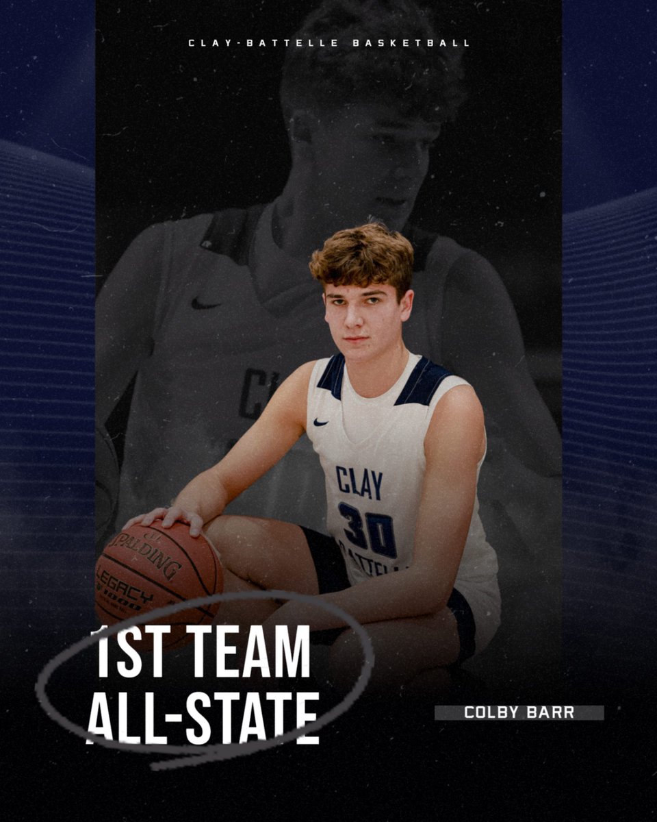 For only the SECOND TIME IN SCHOOL HISTORY, we have a 1st Team All-State Boys Basketball selection.

Congratulations to Colby Barr for your history making campaign!!!

#CeeBeePride