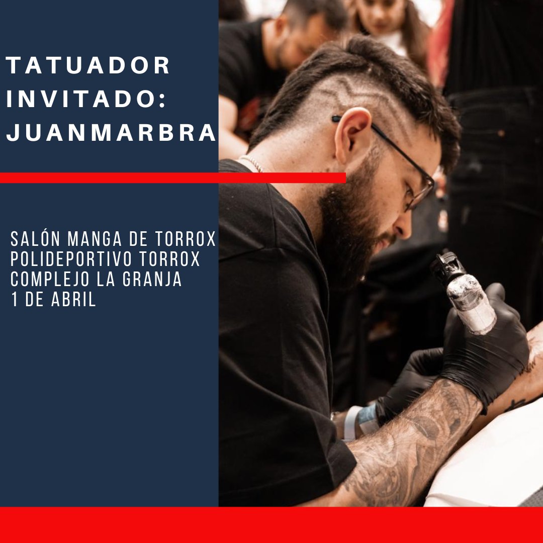 El mundo del tatuaje también tendrá su sitio en #salonmangatorrox #torroxgo con la presencia del tatuadora <a href="/juanmarbra/">juanmarbra</a>