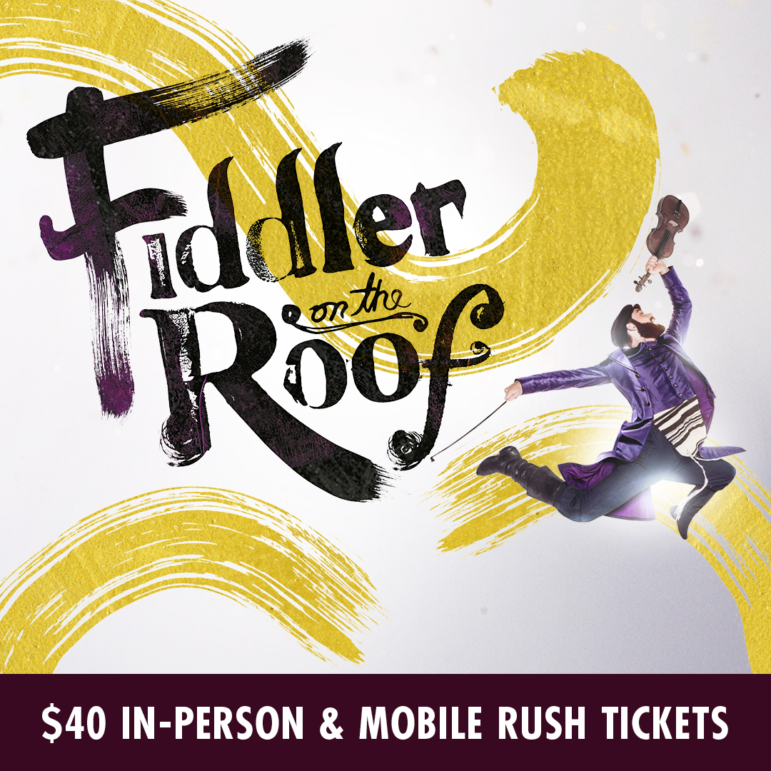 atgsanfrancisco's tweet photo. For every performance day, on a first‐come, first-served basis, a limited number of $40 Rush tickets for @FiddlerBroadway in San Francisco will be made available through the @TodayTix app at https://t.co/owmvpduFeS
#FiddlerSF | https://t.co/QmOtEr5Vaj https://t.co/WGj6B27gwq