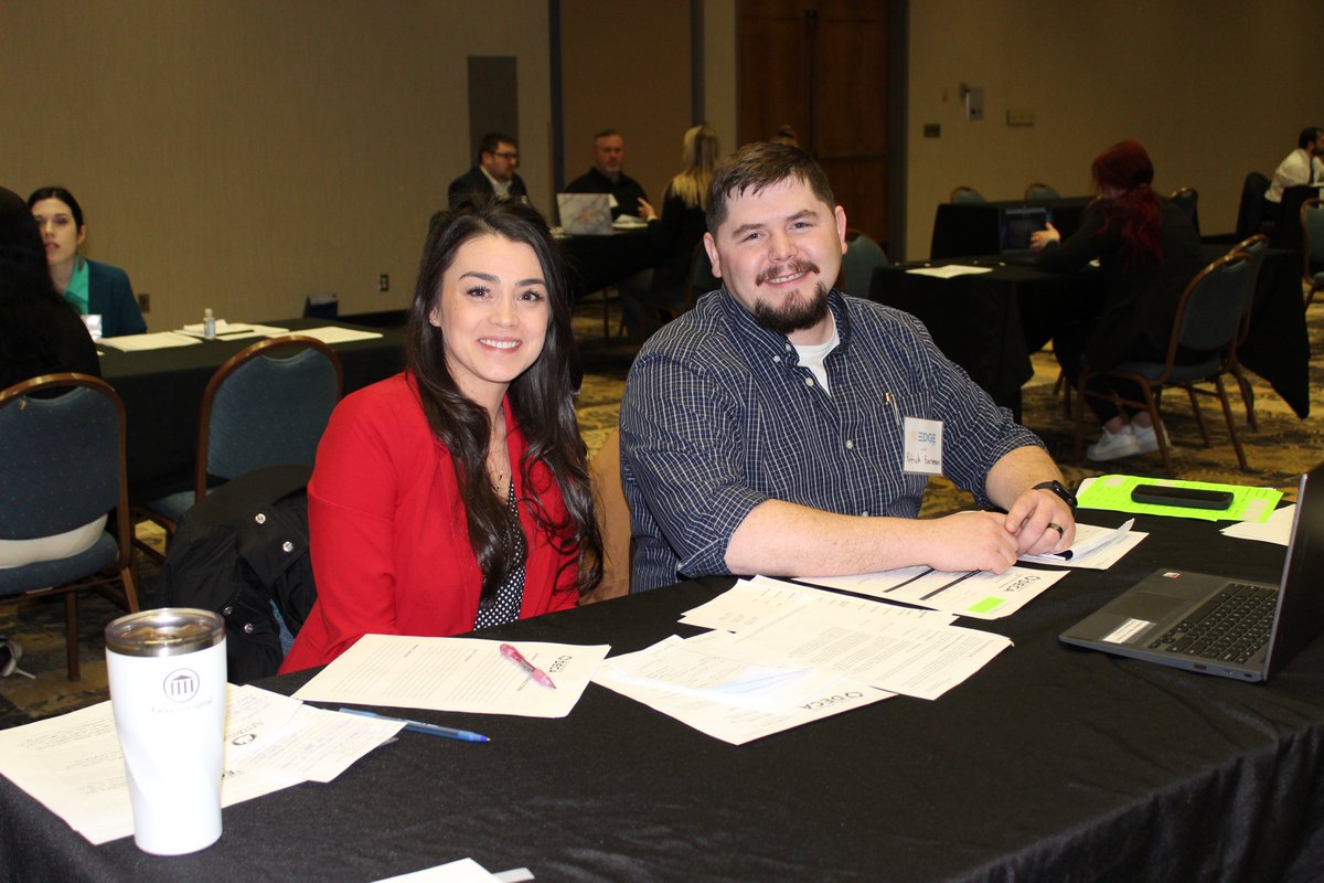 Gardonville's tweet image. Jayme Bratsch (left), Gardonville’s Director of Sales and an alumni of @ATCCMN  recently judged the Minnesota Collegiate DECA Conference. DECA prepares emerging leaders for careers in marketing, finance, and management. #homegrownconnectivity #coopsbuildcommunity