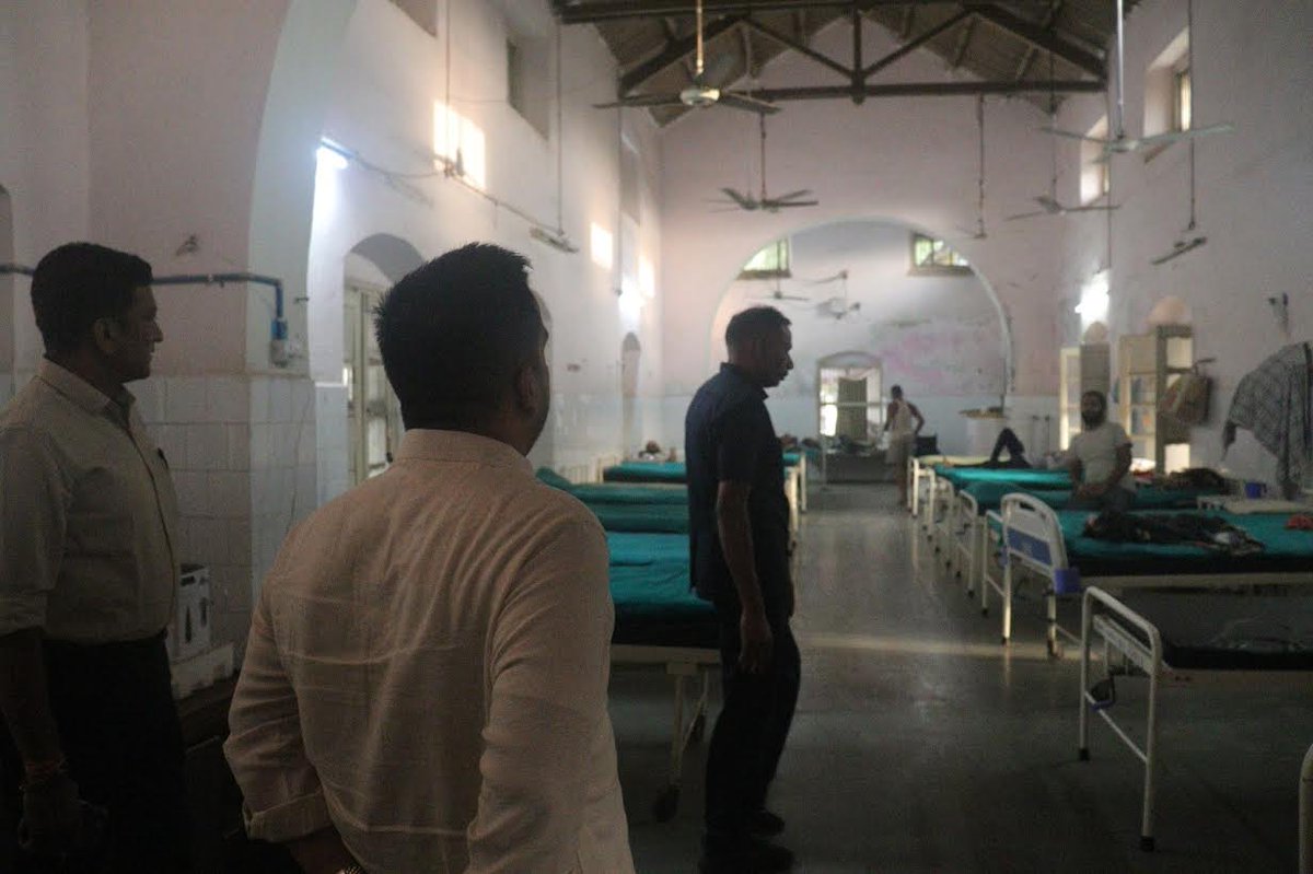MoS Home Sanghavi pays sudden visit to Sabarmati jail