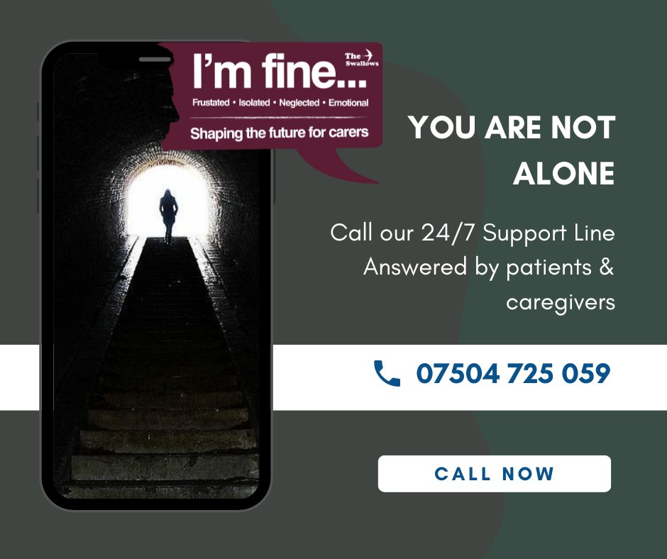 swallowsgroup's tweet photo. Don't forget you are not alone, call today #Support247 https://t.co/ZP2IaaJfIV