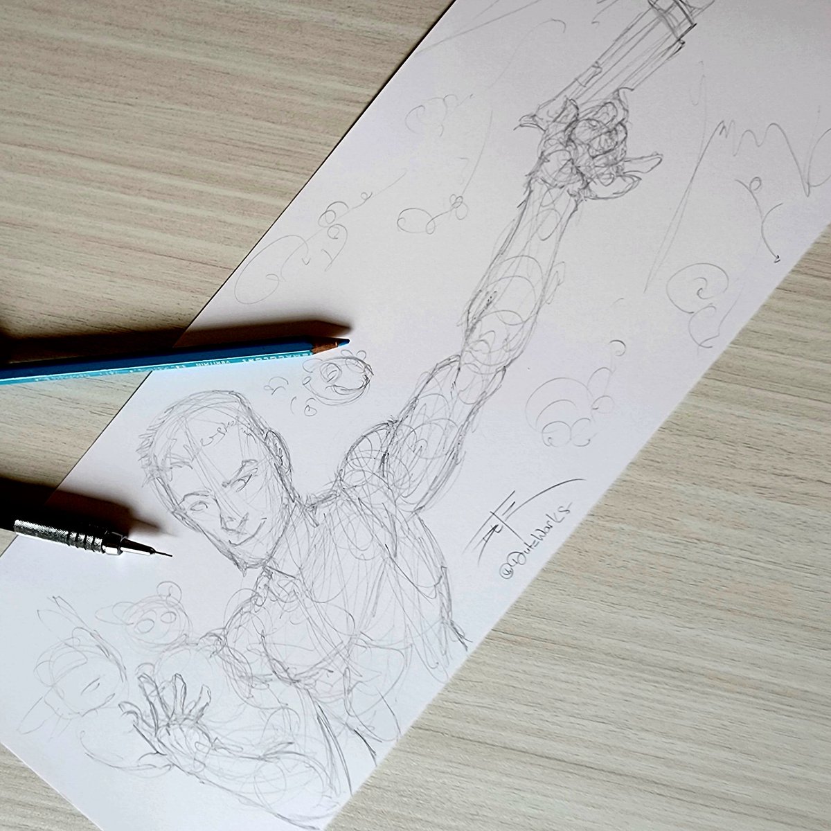 DutzWorks's tweet photo. So I just saw the trailer for #Valorant #Gekko and yeah...I kinda couldn't get to the paper fast enough. Lol! Ill be working on this some through the week as I have time and will save more! Thanks for checking!

#RiotGames #draw #sketch #game https://t.co/omUAW1riIA