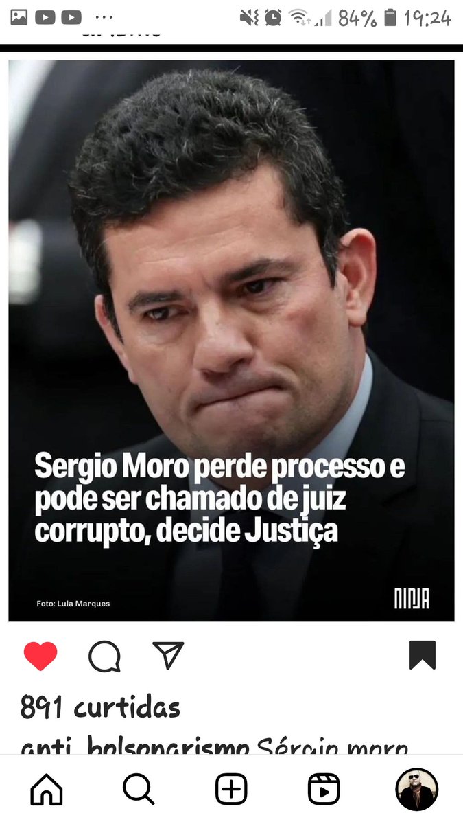 Asnodeorvalho's tweet photo. @folha O juiz ladrão ???? https://t.co/cnIKK61Bsb