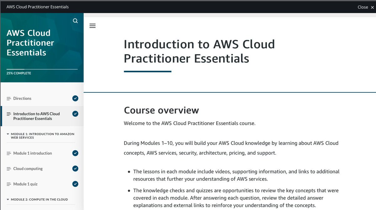 If you want to start with AWS Certified Cloud Practitioner Exam, click here to access all AWS resources in one go!  shor.by/ccp
.
.
#AWS #Cloud #AWSCertified #Skillbuilder #100DaysOfCloud #CloudComputing #awscommunity