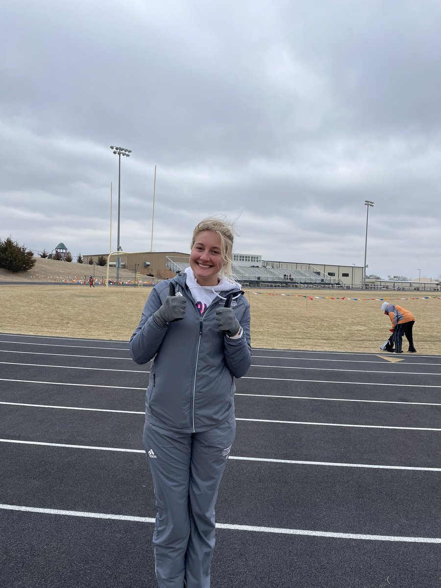 Addison places 5th in the triple jump!