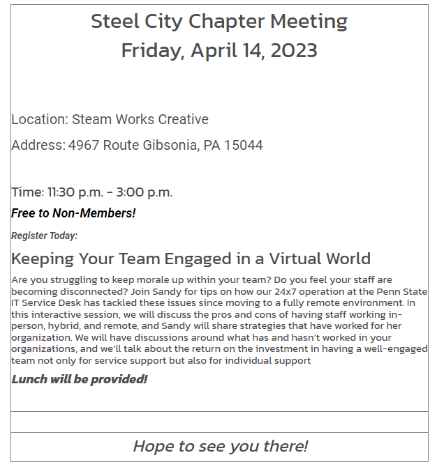 HDI Steel City tweet media