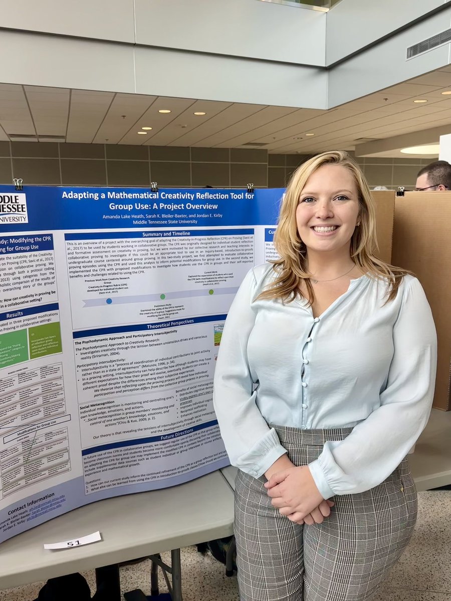 AmandaLakeHeath's tweet photo. @MtsuMse at @CbasMtsu Scholars day! https://t.co/rEeEFWJFcP