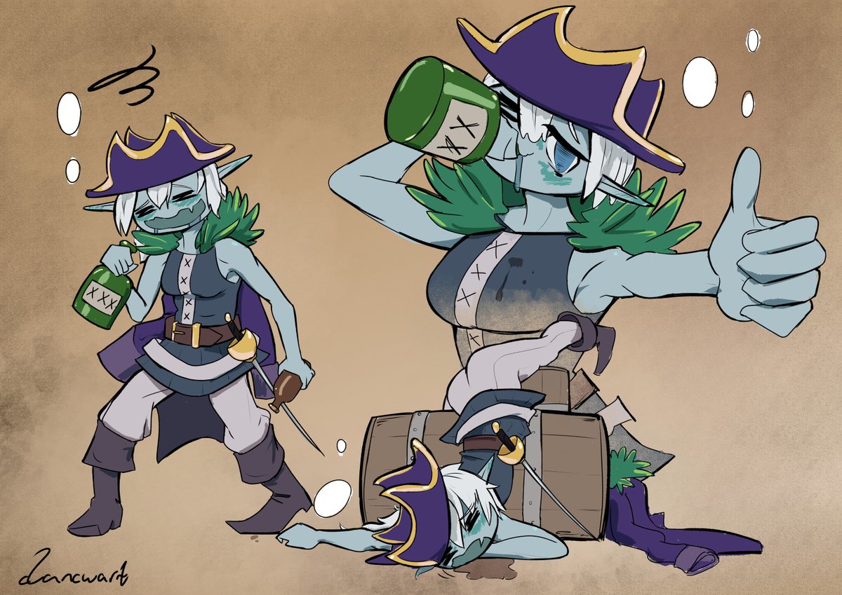 d4ncwart's tweet photo. @EllirhShaan I don't have any elfs myself, but I have lot of art of these high-class elfs from @.NarrativeDeclar 's shows #rotgrind and #warhams https://t.co/Zl4pbof8oA