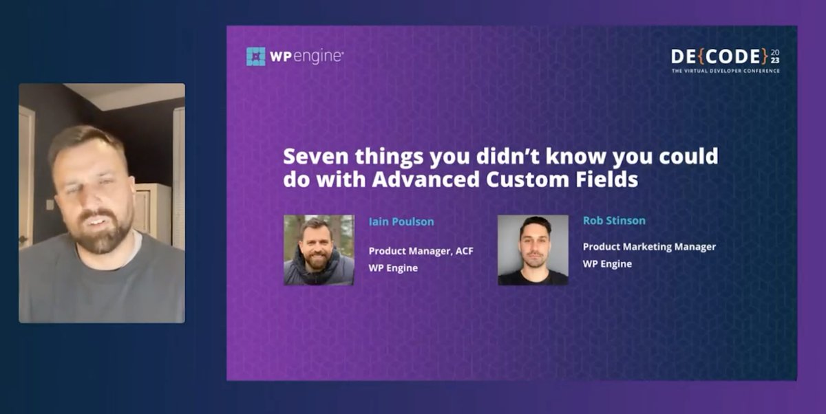 trewknowledge's tweet photo. {#WPEDecode}: 7 things you didn't know you could do with @wp_acf. 🧵

1️⃣ Install ACF PRO with Composer
2️⃣ Custom Post Types, Taxonomies &amp; Fields
3️⃣ Global Fields with the Options Page

Tune in: https://t.co/pCejY8s2cO
#WPEDecode2023 https://t.co/QP9XQvlliS