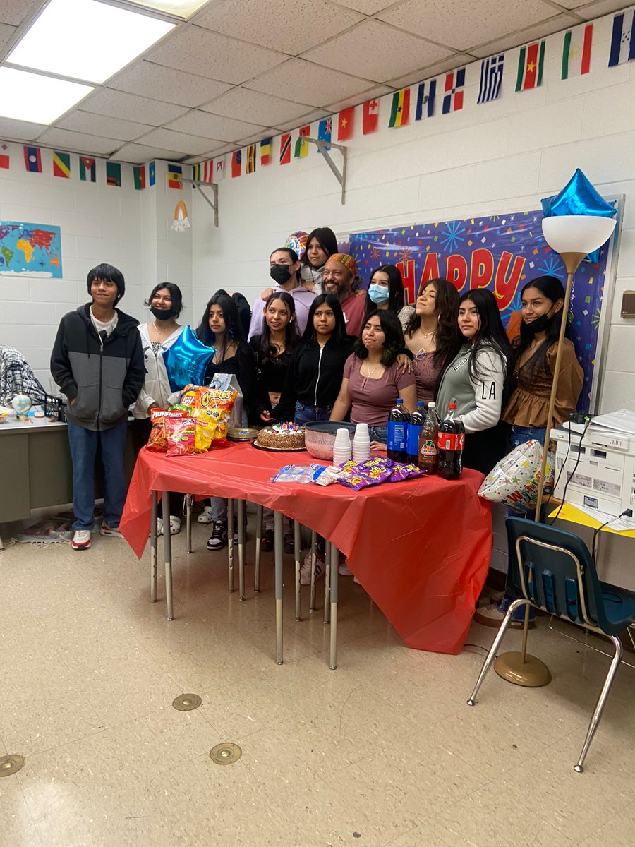 Chef_Rommel's tweet photo. What a blessed day.  Today, my students surprised me with a surprise party on my birthday. Thank you, kiddos.' 🎉 https://t.co/4xXPJloi6y
