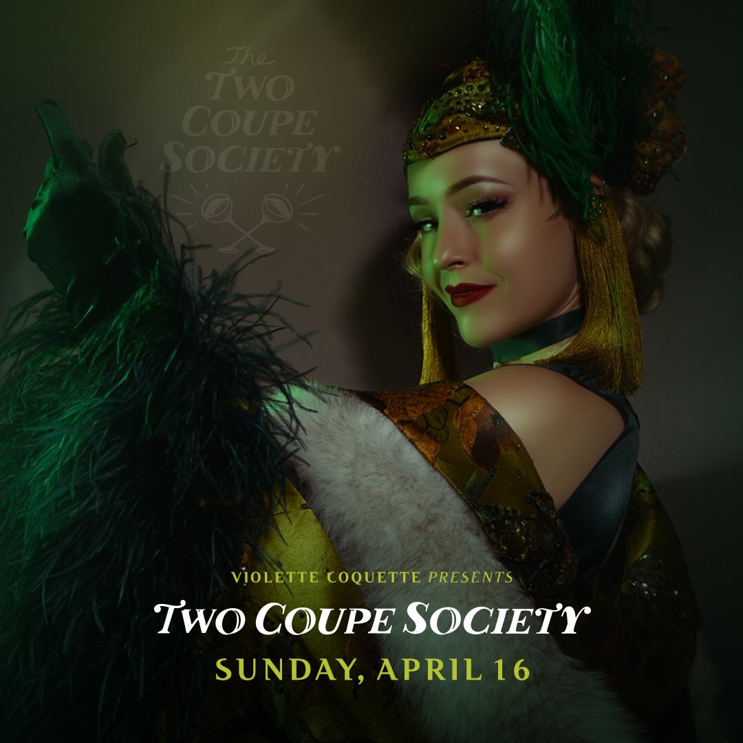 VCoquette's tweet photo. Tomorrow! I can’t wait to get dressed up for a fun little mid-week #twocoupesociety outing 🥳

Our next show is Sunday, April 16th at @BarClementine 🍾🗝️✨

https://t.co/NZ9hBg7g11

#yegcocktails #yegburlesque #yegevents #yegdowntown https://t.co/9w1NSwLtUJ