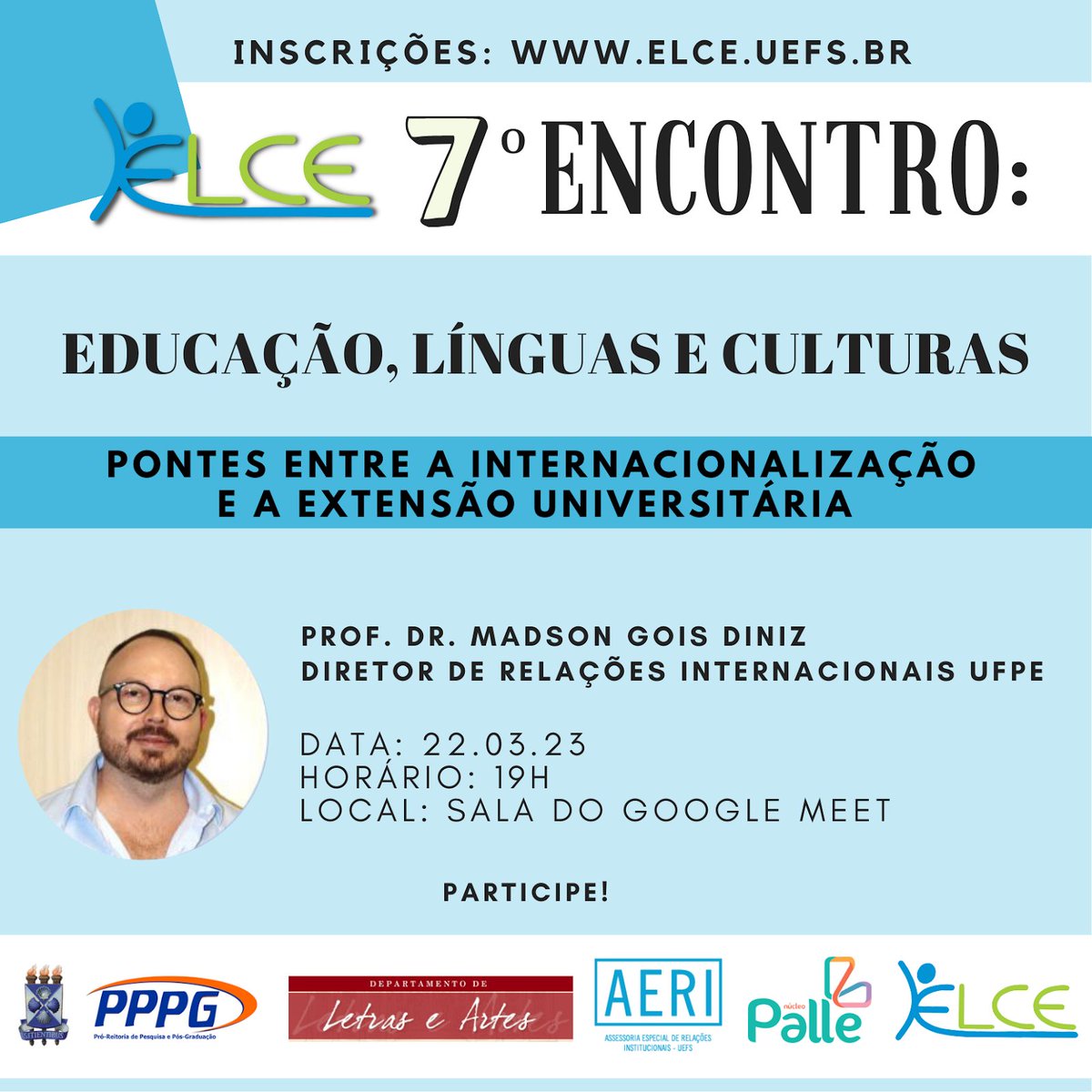 aeriuefs's tweet image. Evento gratuito e realizado via Google Meet, às 19h em ambos os dias. Inscreva-se e participe! docs.google.com/forms/d/e/1FAI… #internacionalização #internacionalizacaoemcasa #elce #pesquisa #extensãouniversitária #educacaolinguaseculturas #encontroelce #uefs @UEFSoficial