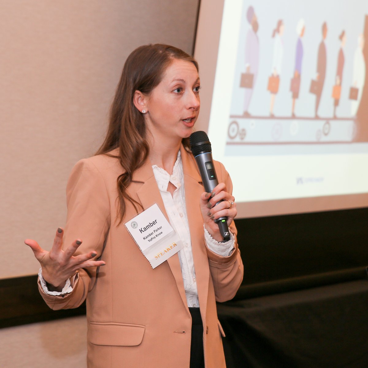 Kamber Parker (<a href="/ParkerKamber/">KamberParker</a>), founder of The <a href="/yoproknow/">YoPro Know</a>, presents “GEN UP TALENT: Attracting &amp; Retaining Young Employees in a Post-Pandemic World” at the <a href="/SouthernTexAssn/">Southern Textile Association</a> Southern Division Spring Meeting today in #Greenville, S.C.

#AmericanTextiles #WeMakeAmazing