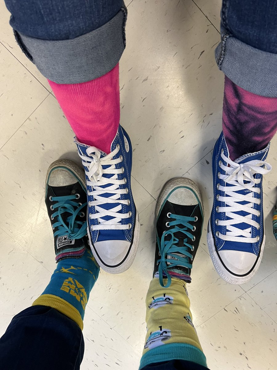 ChristmasELAR6's tweet photo. the #LotsofSocks   Raising awareness about Down Syndrome!! Join us by wearing your crazy socks!! @NISDSpecialEd @NISDVale 

#worlddownsyndromeday #March21 https://t.co/gCSy9otQfo