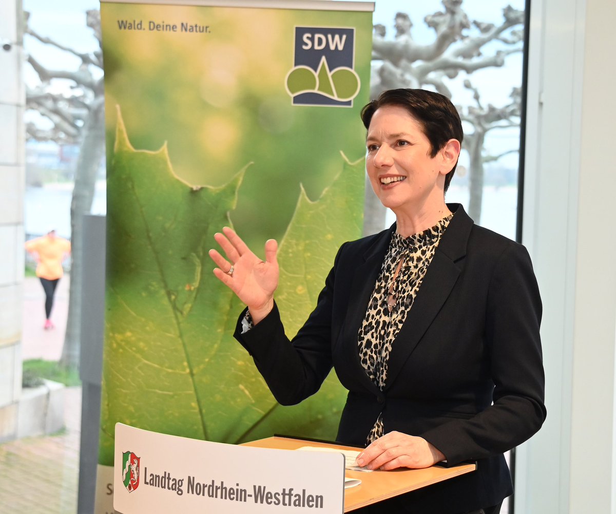 Landtag_NRW's tweet image. #TagdesWaldes ist der Tag für den NRW-Preis für vorbildliche Waldwirtschaft. Überreicht im #ltnrw von der Schutzgemeinsch. Dt. Wald, Vizepräs. @Schmeltzer_NRW und @MLVNRW-Min. Silke Gorißen an die Stadt #Hallenberg. Ausgezeichnet u.a. für Umweltbildung &amp;amp; Naturtourismus.