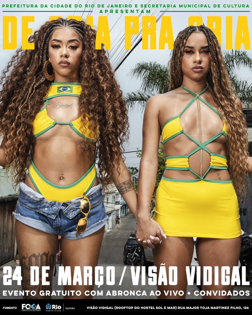 abroncaoficial's tweet photo. coe família, peguem a visão da boa dessa sexta feira! 
a partir das 21h, evento 0800 aqui no morro do vidigal. além do nosso show, teremos algumas outras participações. não vai ficar de fora né?! brota e convoca!!! retire seu ingresso 0800 👇🏾🔥 

https://t.co/fc786JO8Iu https://t.co/LAwYOyKeNd