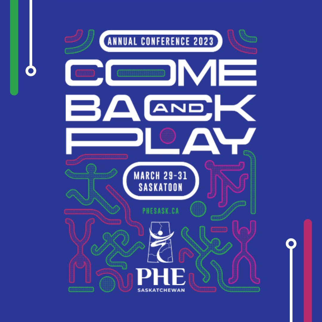 phesaskatchewan's tweet photo. Our #ComeBackandPlay conference is almost here (March 29th-31st)! 

Register for our educator event to listen and learn from experts in the field of physical education in Saskatchewan and Canada. 

Register today: https://t.co/wspf10hc4k 

#usask #uregina #saskpoly #saskteachers https://t.co/RyLogBnLF9