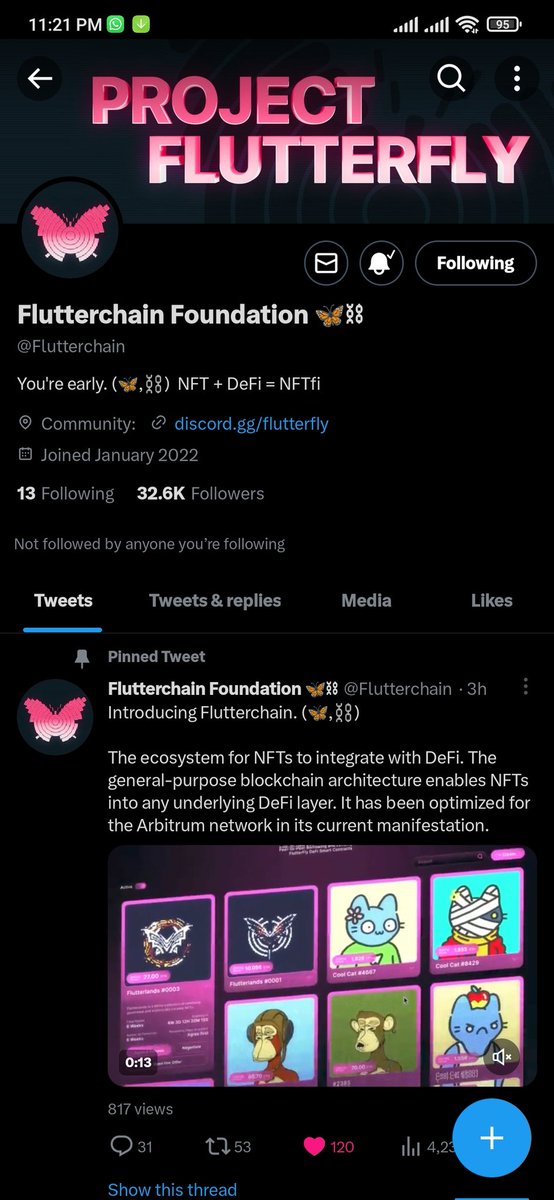 h3mith's tweet photo. @Flutterchain @Flutterchain 🦋⛓️ https://t.co/plqaoQ4P5y
