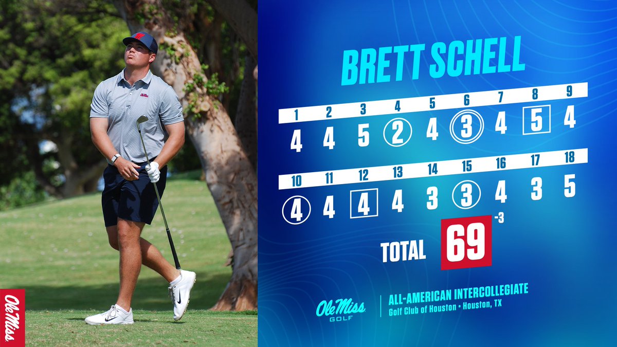 Ole Miss Men’s Golf (@olemissmgolf) on Twitter photo Presenting YOUR individual champion <a href="/Brett_Schell13/">Brett Schell</a> 🔥
What a way to cap off the tournament! Presenting YOUR individual champion <a href="/Brett_Schell13/">Brett Schell</a> 🔥
What a way to cap off the tournament!