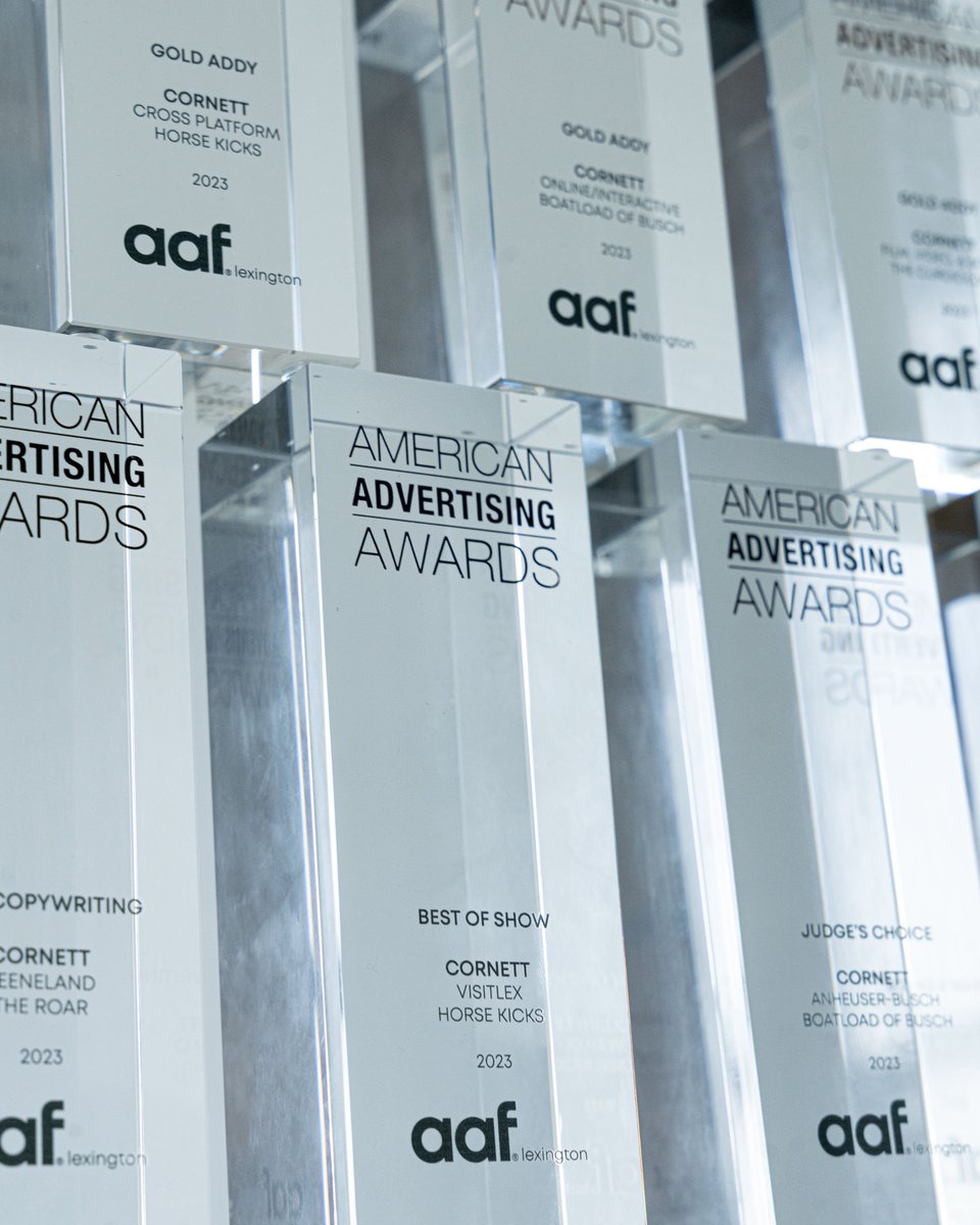 Best of Show! We don’t do it for the awards, but it always feels good to be recognized for the hard work we put in to build relevant brands. 

Thanks to @adclub_lex for putting on another stellar ADDYs gala.