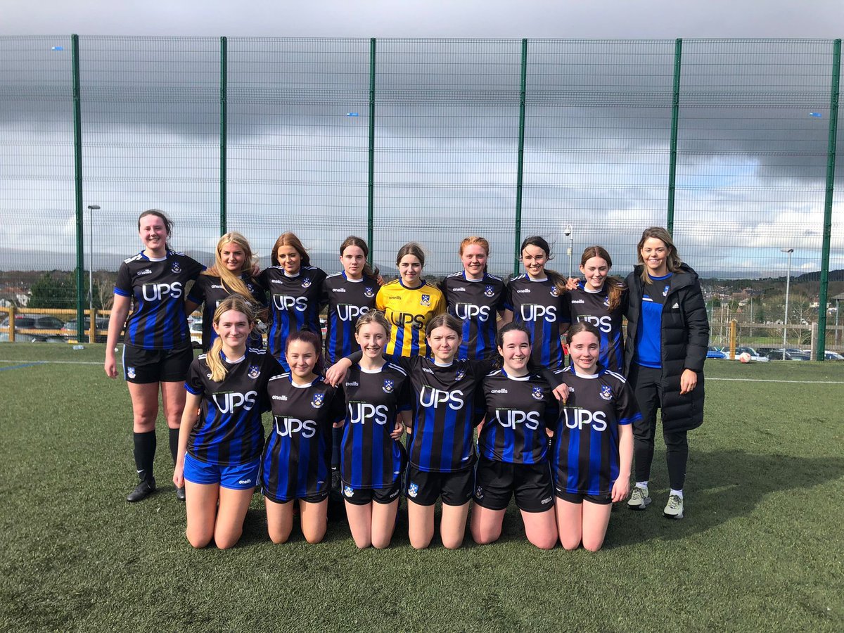 OLSPCKPE's tweet image. Well done to our Senior girls football team today in the @NISchoolsFA cup quarter final. The girls beat an excellent @StCecilias_PE team in a very tough encounter! #teamknock 💙🖤