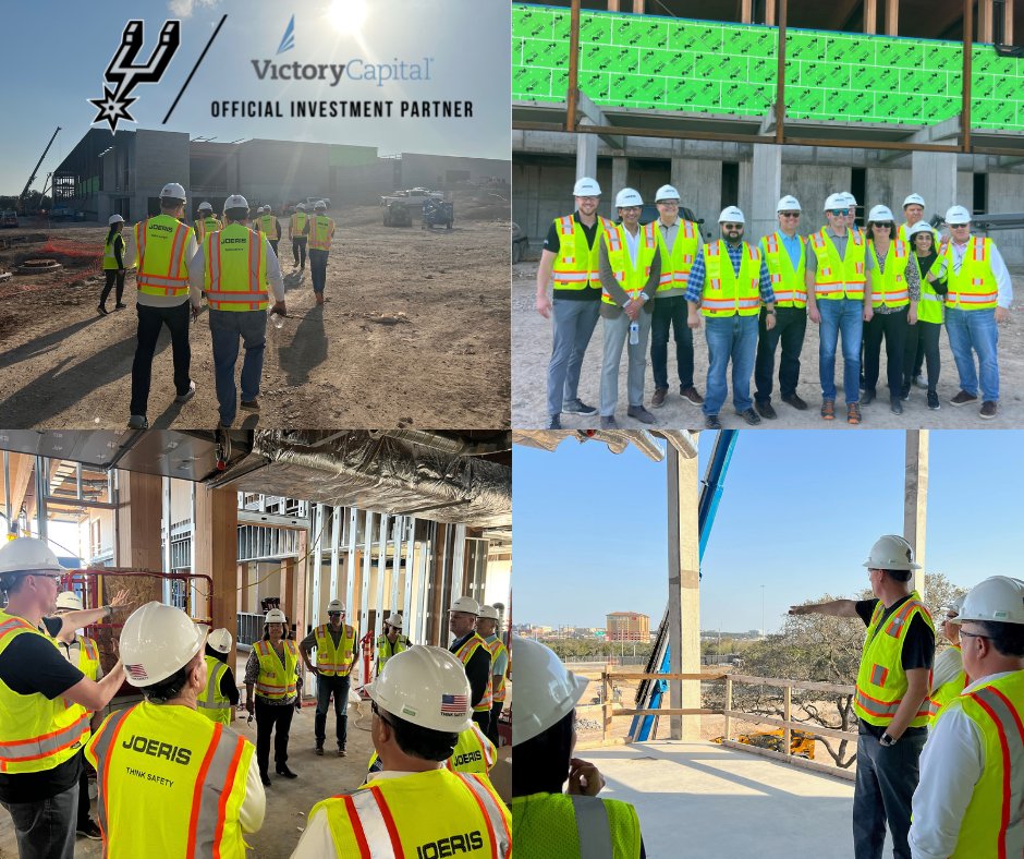 VCMtweets's tweet image. Victory Capital Performance Center update! Our team was able to check out the progress on the @spurs new state-of-the-art performance center recently. We are so excited for it to open later this summer!