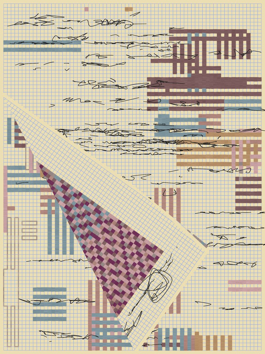 Collected 🔥
Unfortunately I missed today's mint, but I picked up this great Generative Art creation from the secondary market 🙌 Eric Davidson always creates wonderful things 🤌

All Fold: Sketch #103 - created by <a href="/TheBuffED/">Eric Davidson</a> 
<a href="/fx_hash_/">fxhash</a> #genart #genarativeart #tezosart
