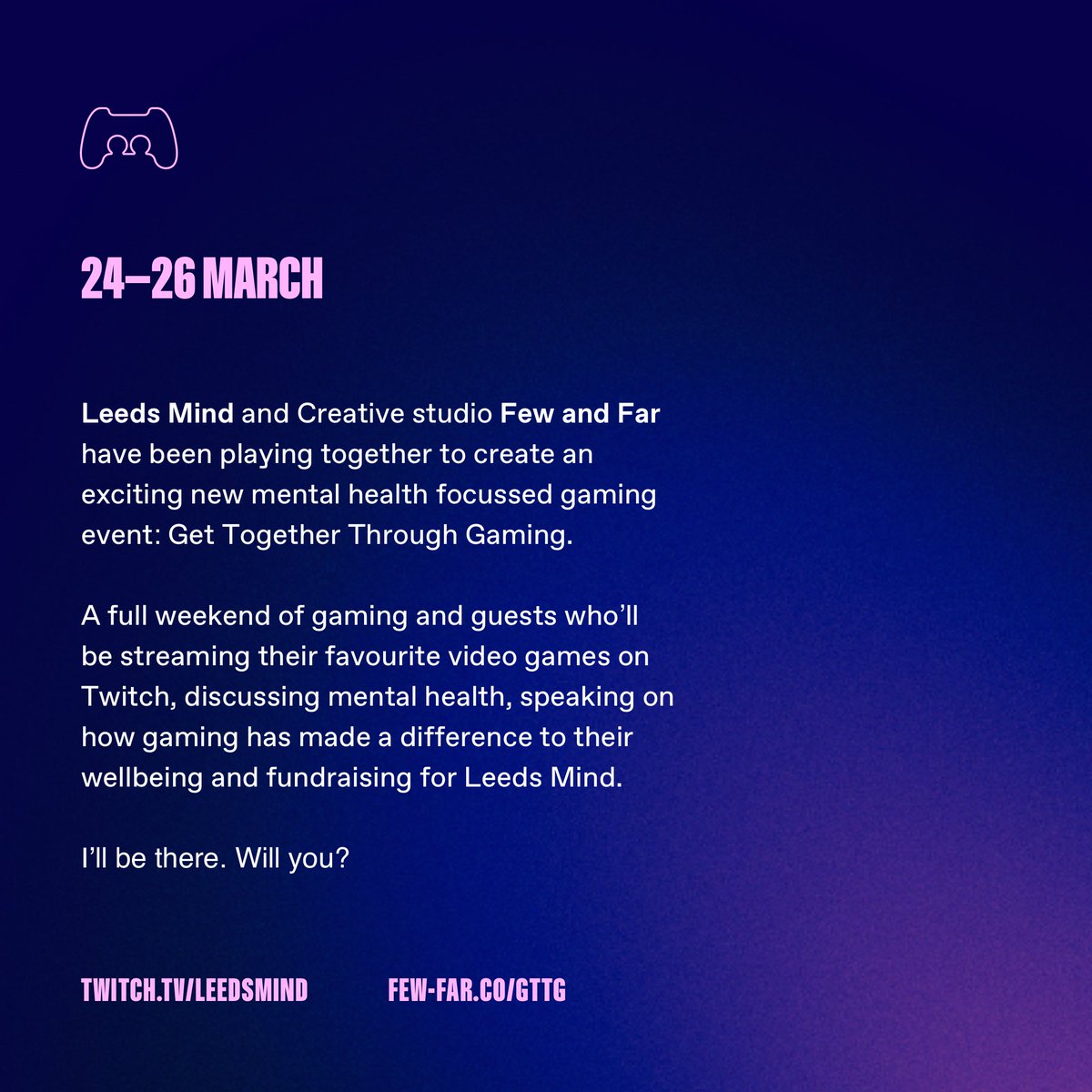 I will be doing 6 hours of Ratchet and Clank 1 speedruns this Sunday from 12pm. Reason? 1) Fun 2) Charity. Trying to raise money for Leeds mind. Who knows maybe if you donate something and let me know I might do something silly #GTTG justgiving.com/campaign/GTTG23