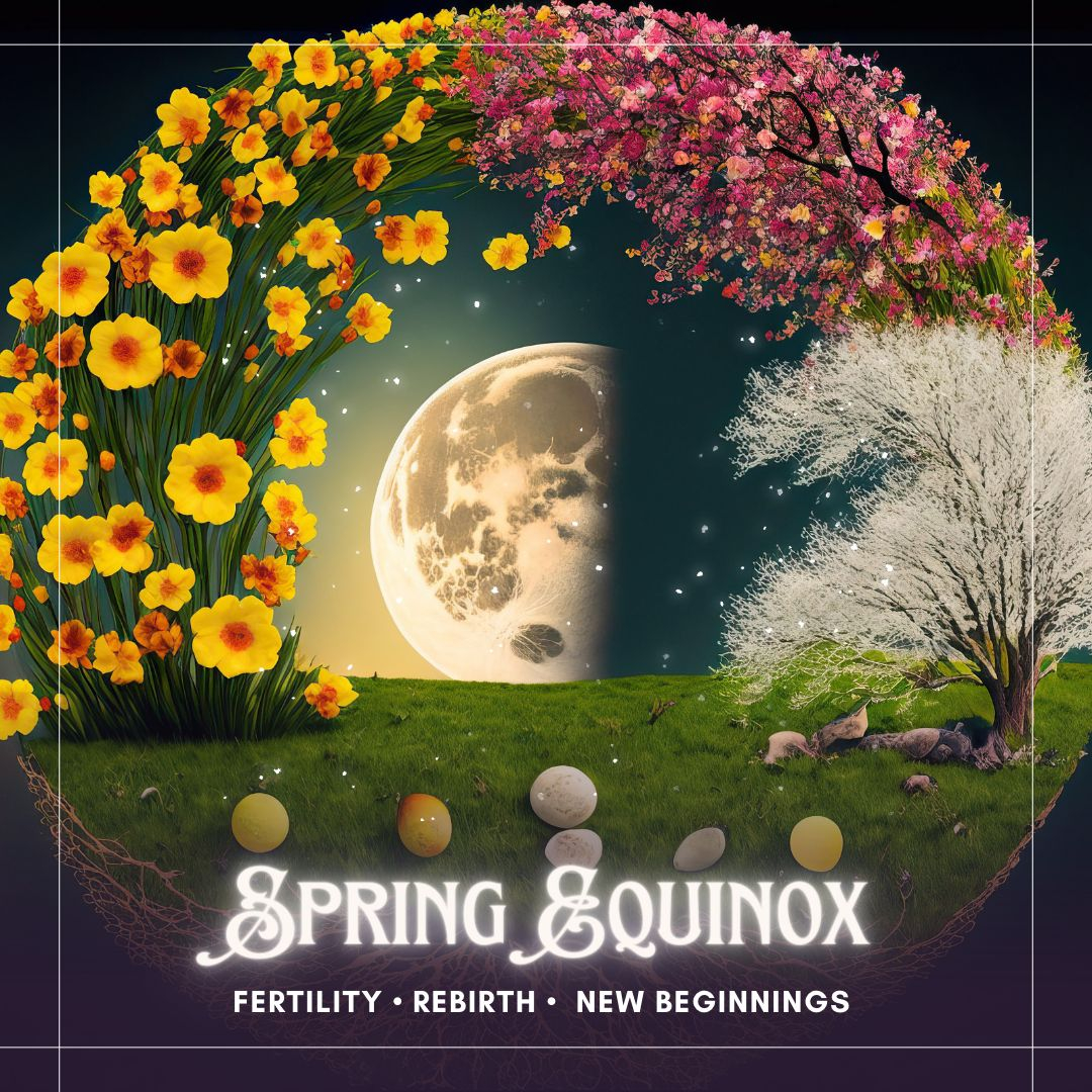 We are officially into spring! 🌸 The Spring Equinox brings energies of fertility, creativity, and rebirth to the year. It's the perfect time for new beginnings and for stretching into the unknown. 
#springequinox #ariesseason #witchythings #selfcareissexy