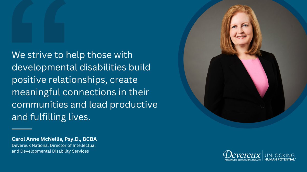 NetsmartTech's tweet image. #ClientSpotlight: @Devereux_Natl provides inclusive programs for those with unique abilities. Through individualized services, they’re able to help individuals build relationships in their communities &amp;amp; live worthwhile, accomplished lives: okt.to/5E3WbF
#DDAwareness2023