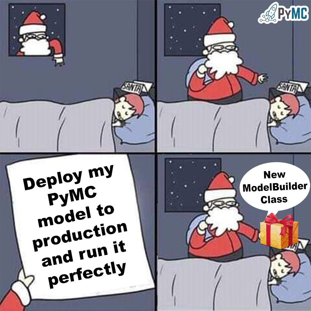 👋Say goodbye to the hassle of deploying your #PyMC models! 🚀 The new #ModelBuilder class is here to simplify your workflow in deploying your PyMC models to production. Fit(), predict(), save(), and load() your PyMC models with ease!🤩
Check out now👉 t.ly/ModelBuilder