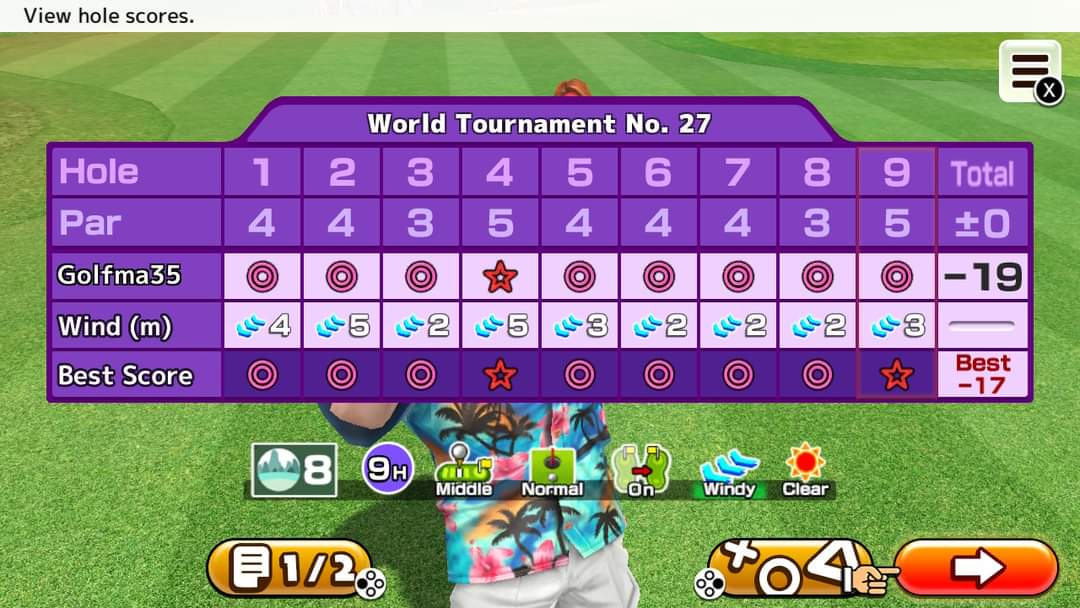 golfma35's tweet photo. World tournament No.27 The Best I can get.😊 Trial and error countless times. https://t.co/NB8l34gqdk